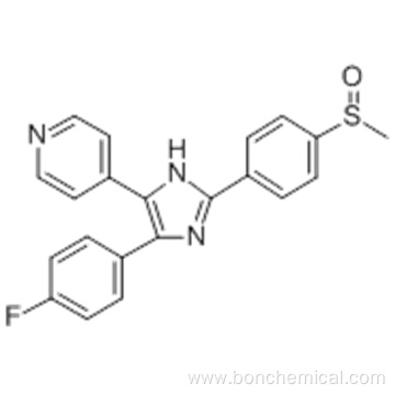 Pyridine,4-[4-(4-fluorophenyl)-2-[4-(methylsulfinyl)phenyl]-1H-imidazol-5-yl]- CAS 152121-47-6